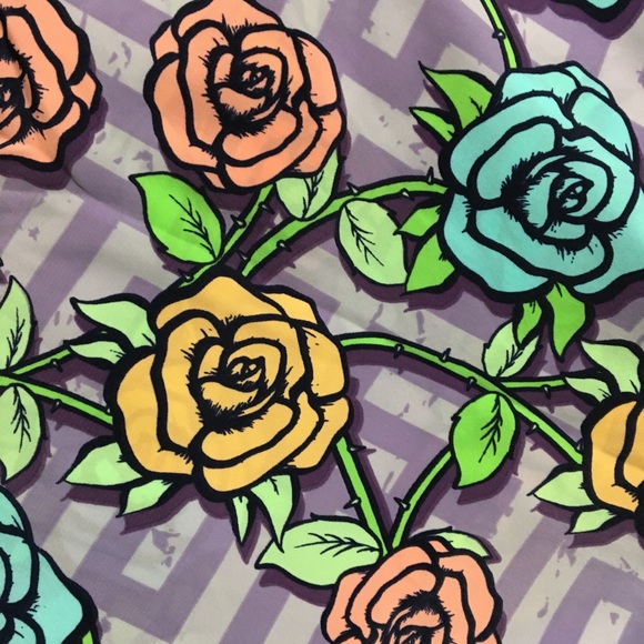 LuLaRoe rose print Bianka - Picture 3 of 3